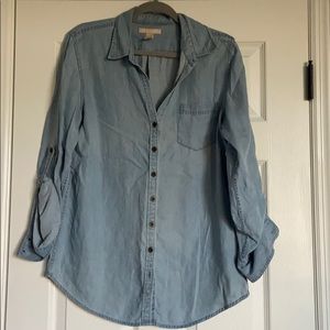 Women’s jean shirt (men’s style)